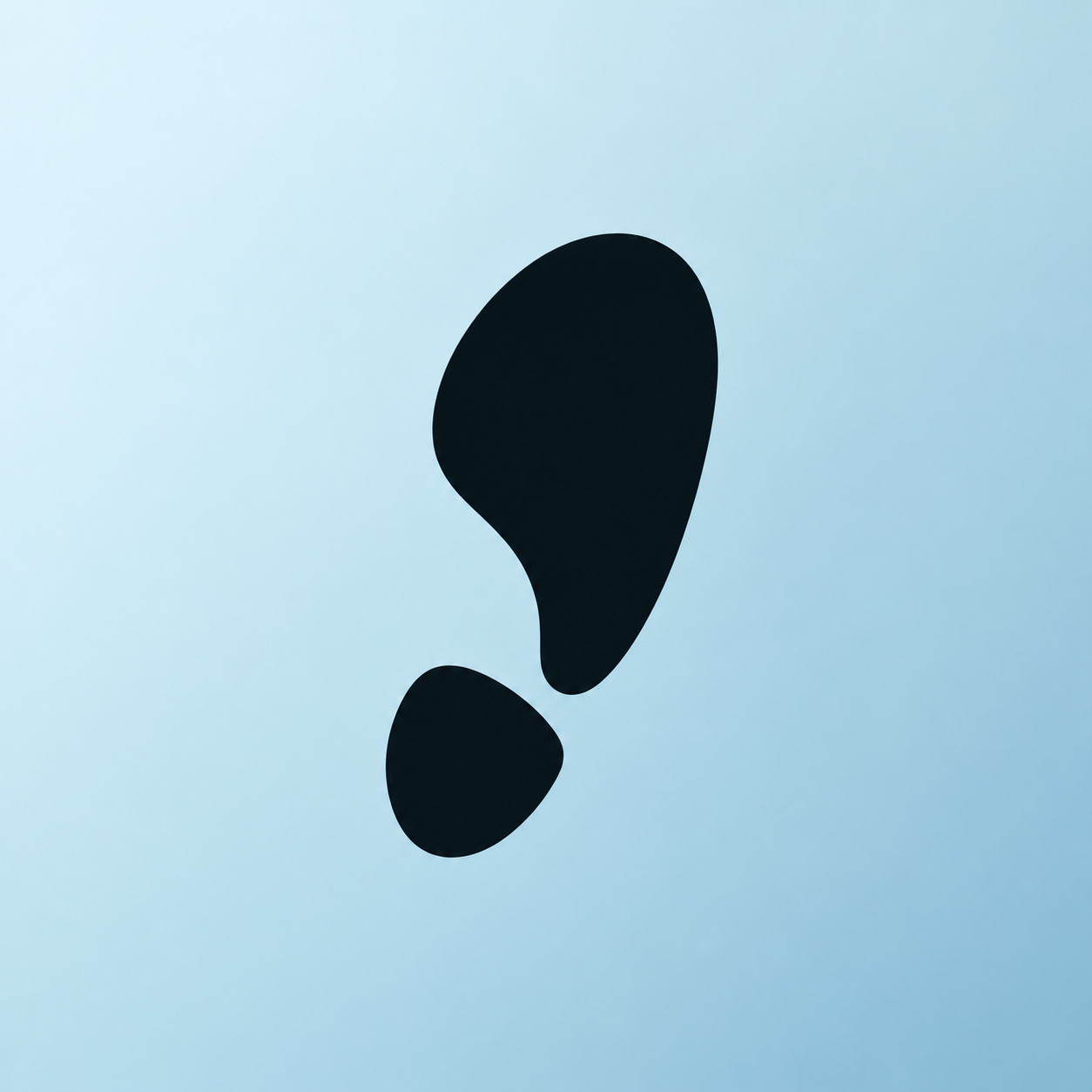 Stride footprint logo
